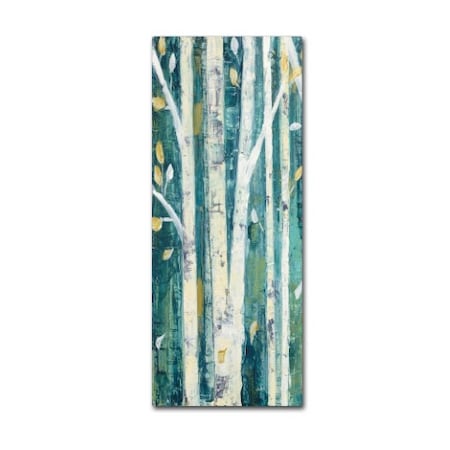 Julia Purinton 'Birches In Spring Panel I' Canvas Art,10x24